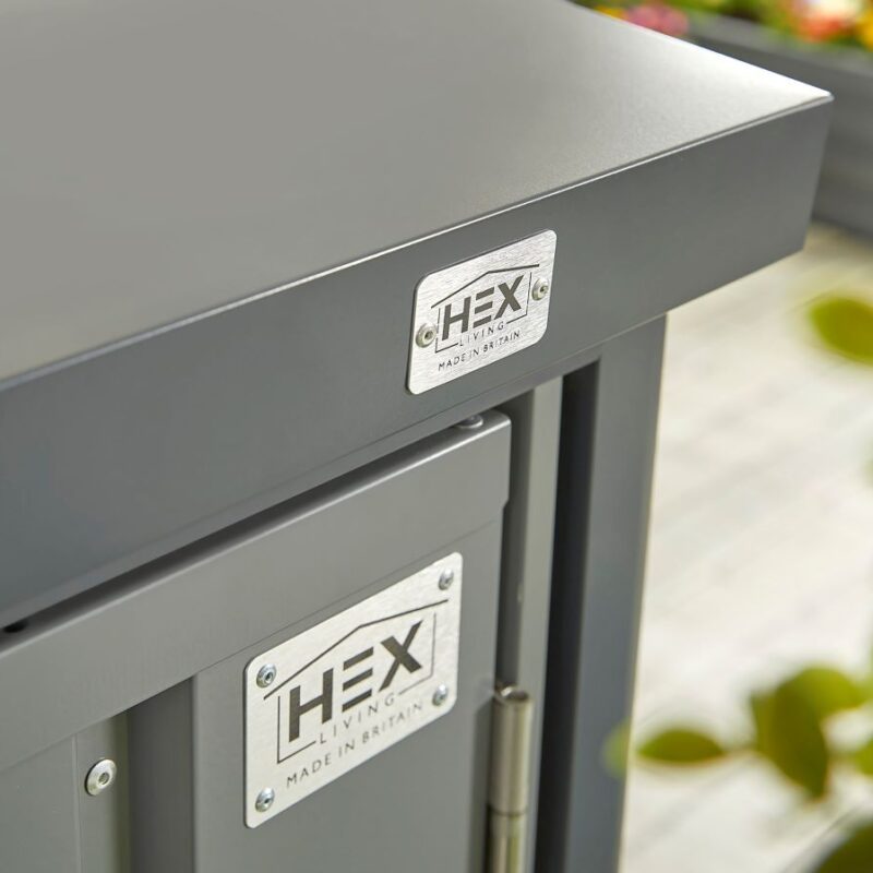 Bromley galvanised steel shed