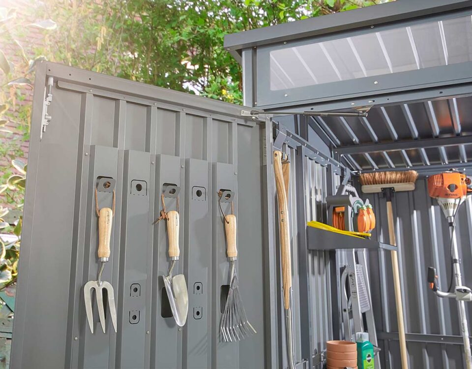 outdoor metal storage