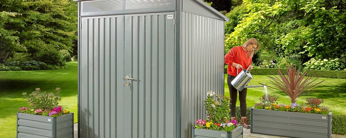 secure metal shed