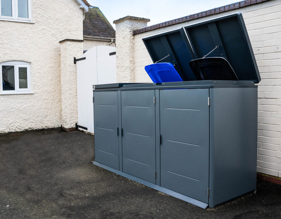 Whiston Metal Wheelie Bin Store