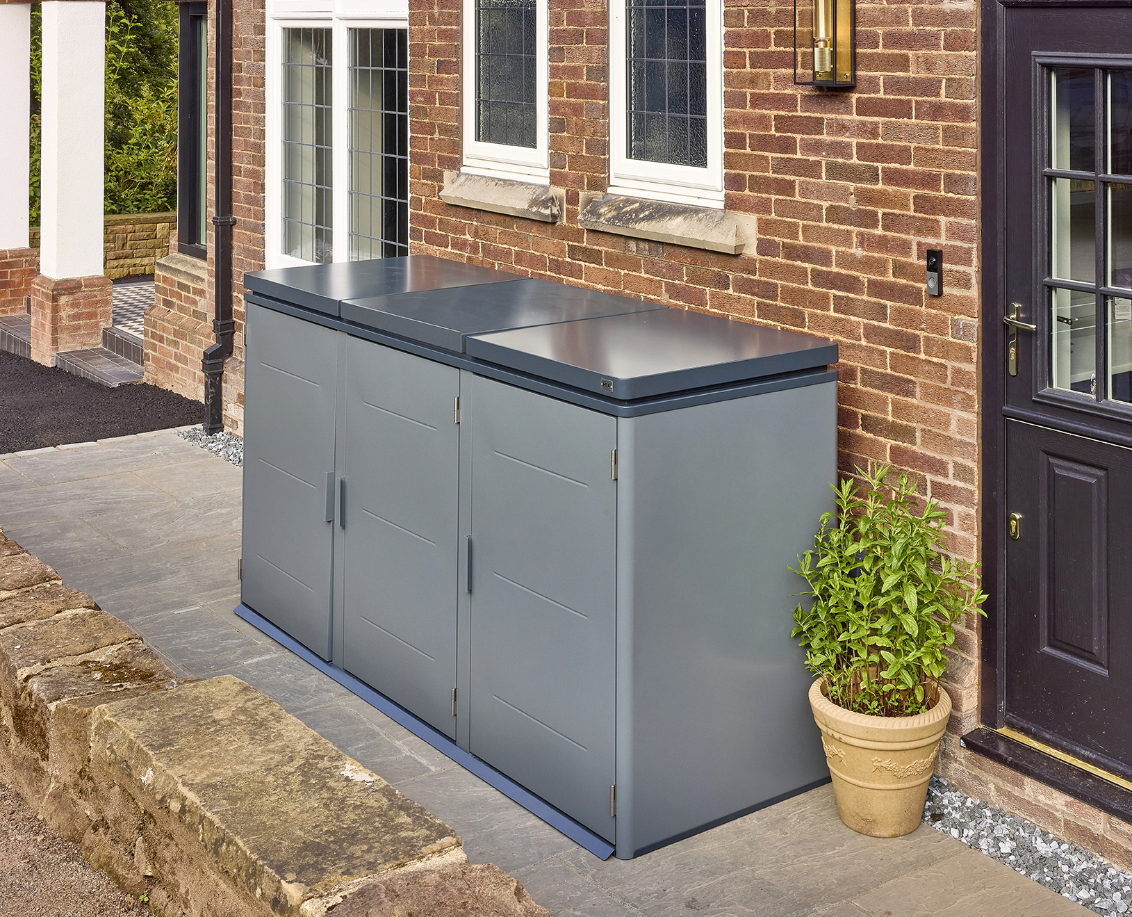 Metal Wheelie Bin Store - Image 3