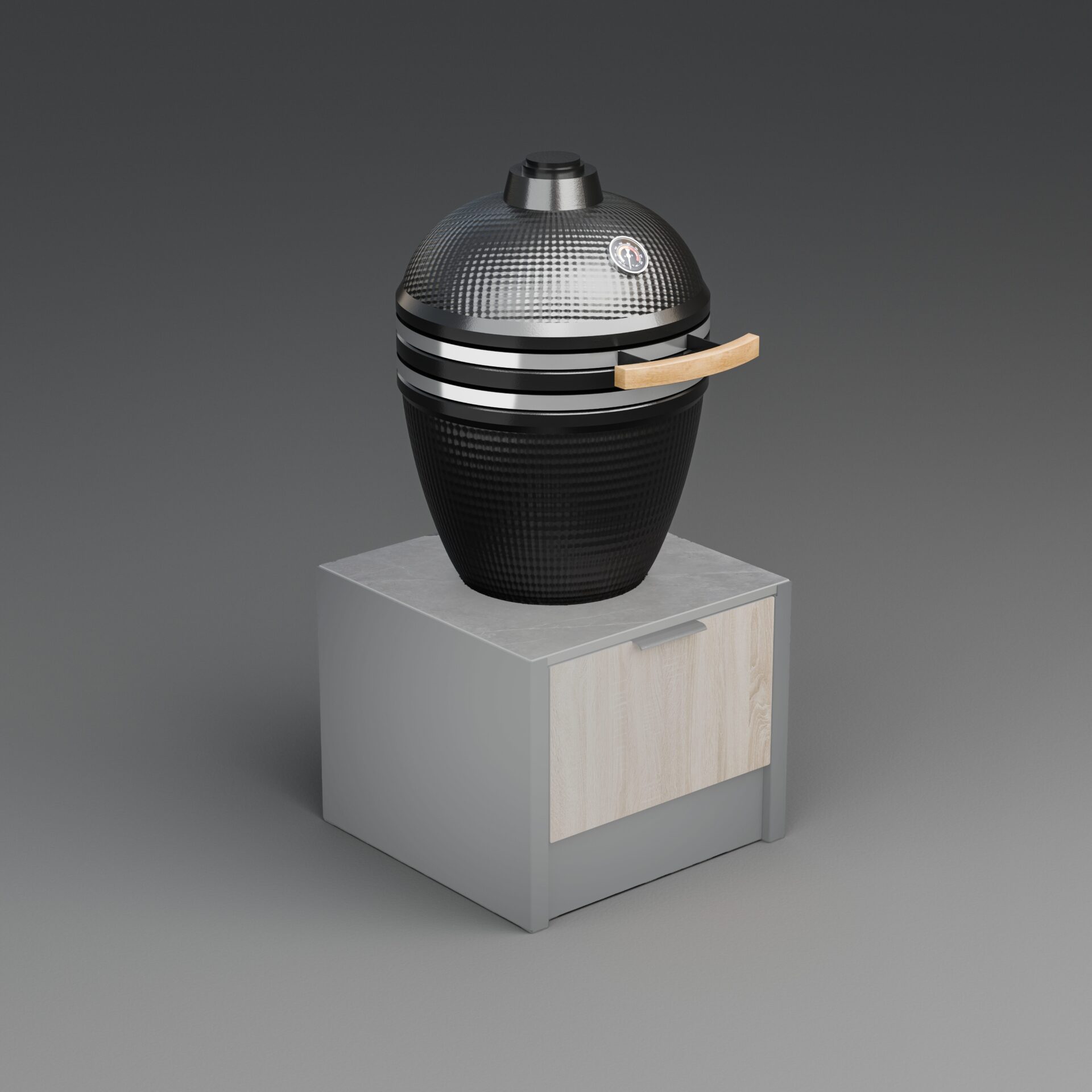 Kamado 18” BBQ Smoker