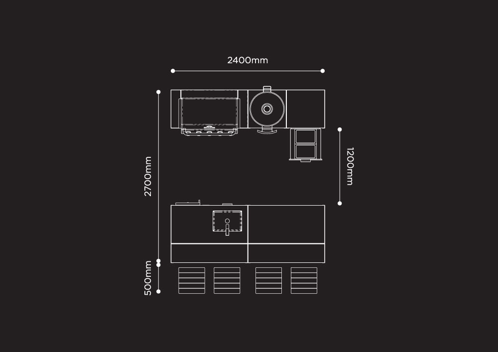Buckley Duo Outdoor Kitchen - Image 5